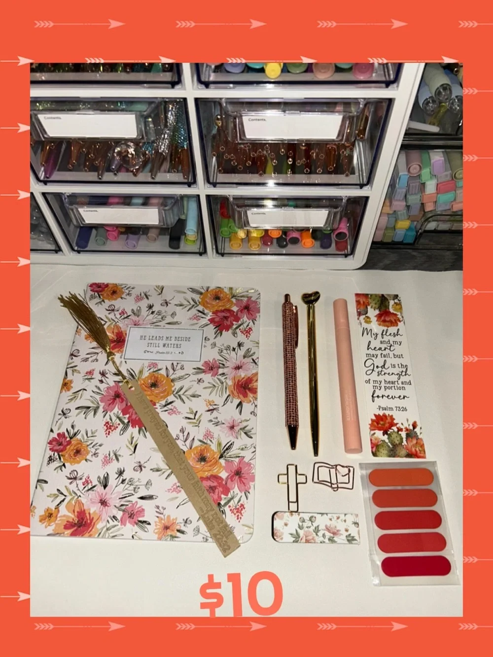 N/A floral journal